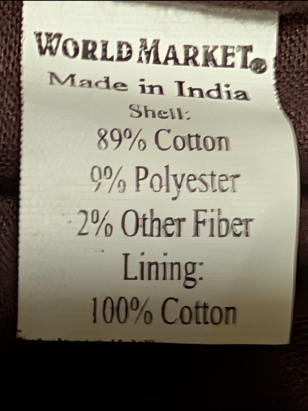 World Market Multicolor Woven Backpack with Brown Leather Buckle - Picture 8 of 10